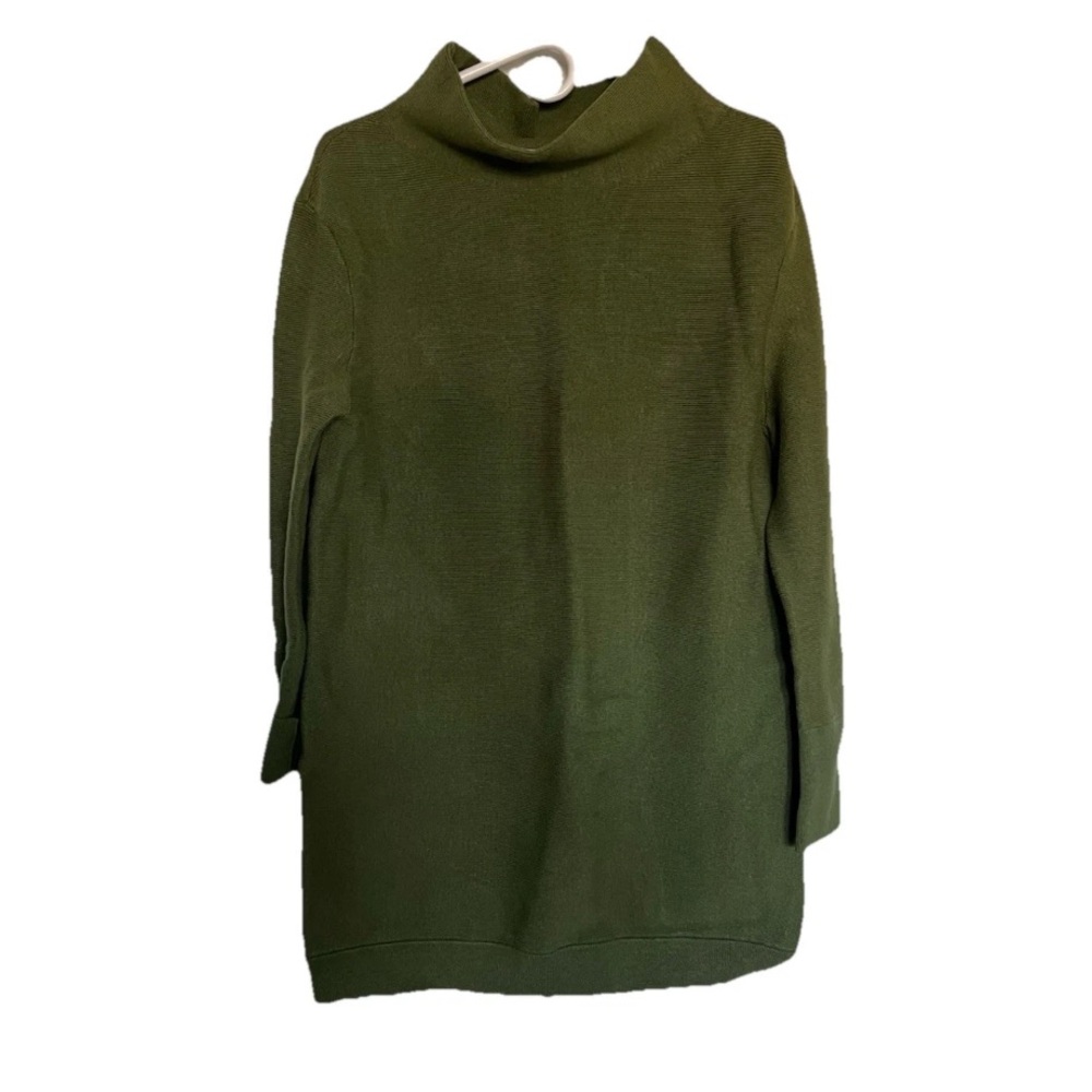 Revolve’s Stitches & Stripes Women's Sweater Tunic Above Knee Dark Moss L. Dress